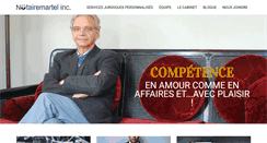 Desktop Screenshot of notairemartel.com